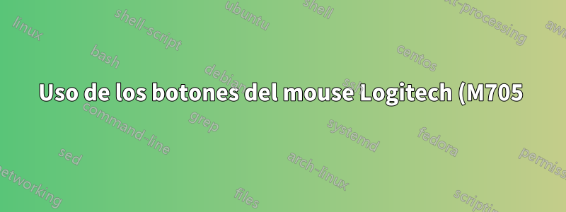 Uso de los botones del mouse Logitech (M705) para navegar en el navegador en una Mac
