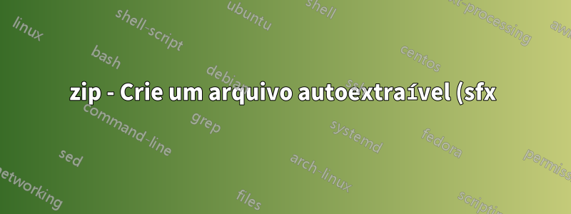 7zip - Crie um arquivo autoextraível (sfx) com o caminho de extração especificado