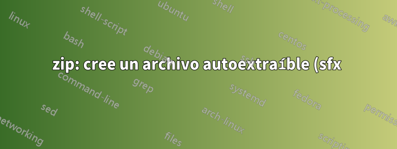 7zip: cree un archivo autoextraíble (sfx) con la ruta de extracción especificada