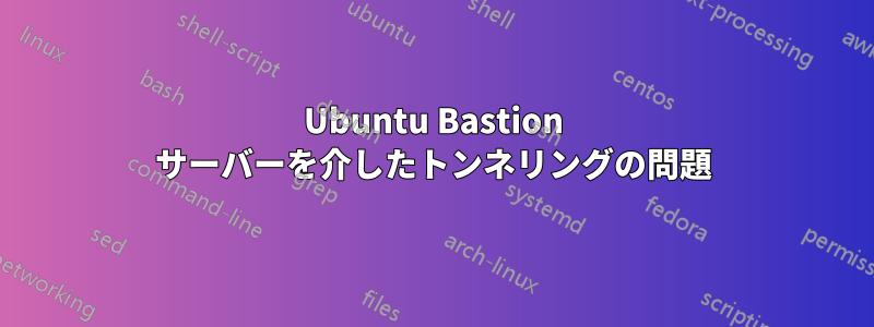 Ubuntu Bastion サーバーを介したトンネリングの問題