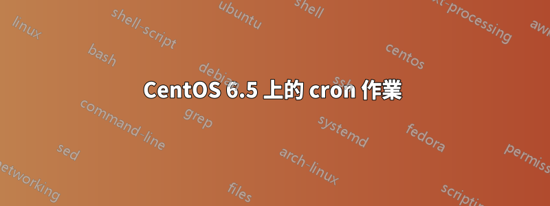 CentOS 6.5 上的 cron 作業