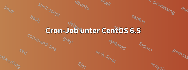 Cron-Job unter CentOS 6.5