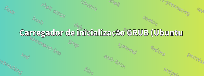 Carregador de inicialização GRUB (Ubuntu) não funciona