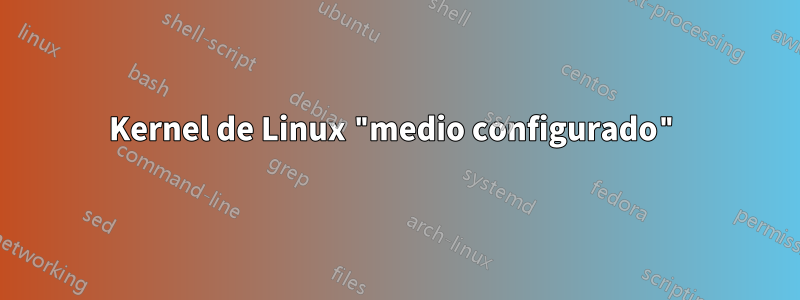 Kernel de Linux "medio configurado"