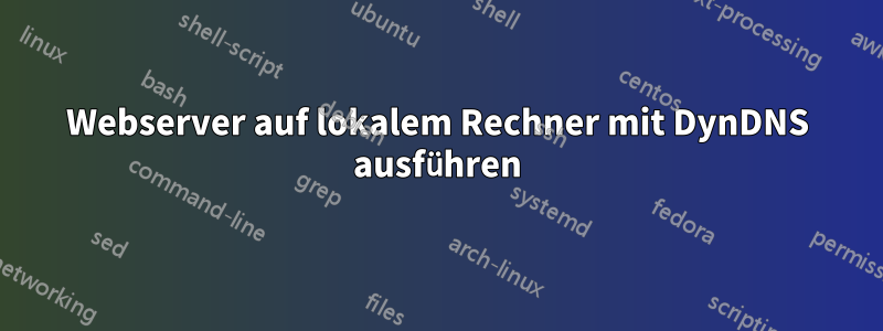 Webserver auf lokalem Rechner mit DynDNS ausführen