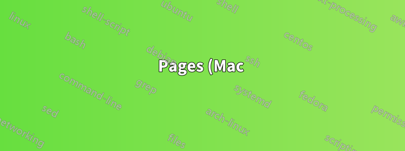 Pages (Mac) で異なるウィンドウを切り替えるにはどうすればいいですか?