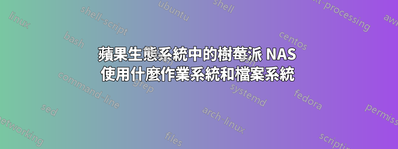 蘋果生態系統中的樹莓派 NAS 使用什麼作業系統和檔案系統