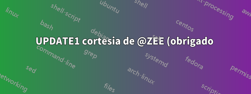 UPDATE1 cortesia de @ZEE (obrigado)