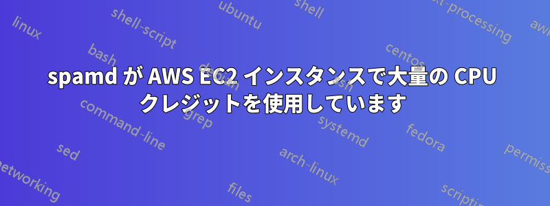 spamd が AWS EC2 インスタンスで大量の CPU クレジットを使用しています