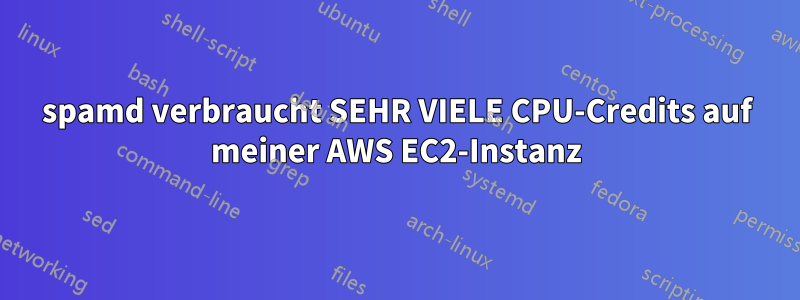 spamd verbraucht SEHR VIELE CPU-Credits auf meiner AWS EC2-Instanz