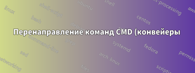 Перенаправление команд CMD (конвейеры) в ярлыке/ссылке в Windows 7?