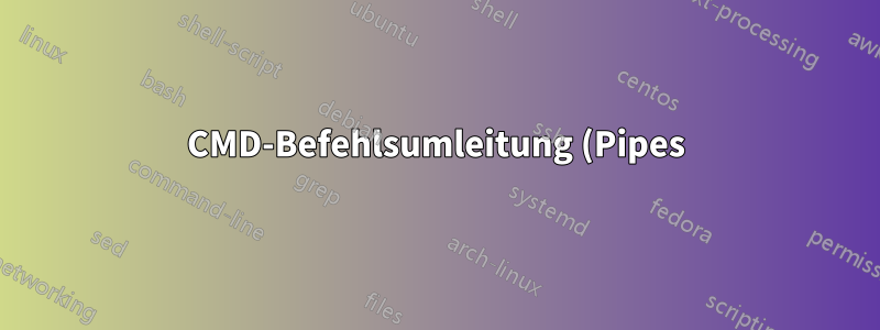 CMD-Befehlsumleitung (Pipes) in Verknüpfung/Link unter Windows 7?