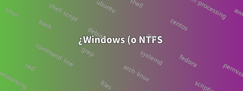 ¿Windows (o NTFS) admite archivos de marcador de posición con tamaños falsos?