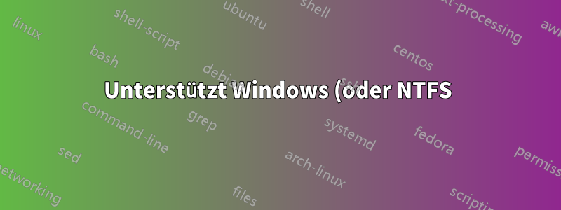 Unterstützt Windows (oder NTFS) Platzhalterdateien mit falschen Größen?