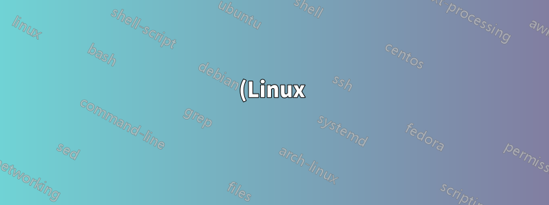(Linux) Как запустить экземпляр уже работающего приложения в режиме блокировки?
