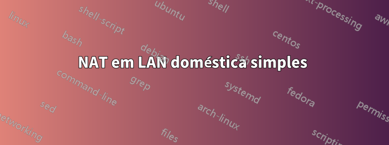 NAT em LAN doméstica simples