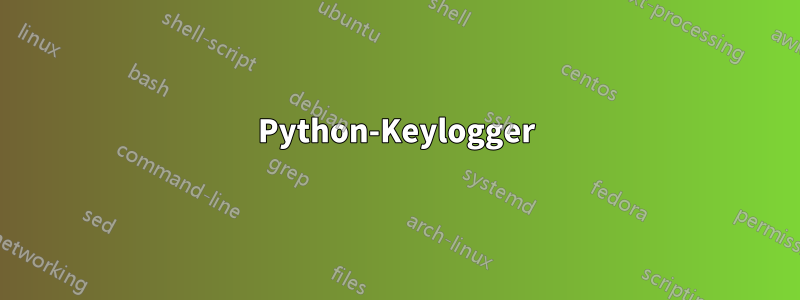 Python-Keylogger