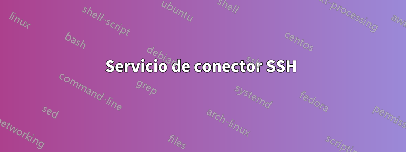 Servicio de conector SSH