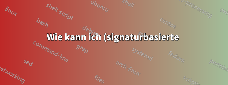 Wie kann ich (signaturbasierte) Echtzeitscans deaktivieren und die Verhaltensüberwachung in Windows Defender aktiviert lassen?