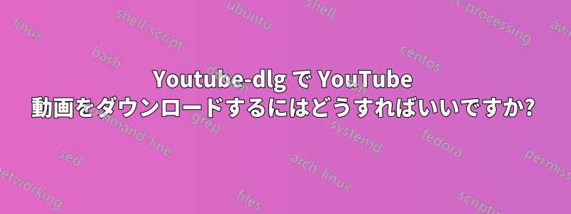 Youtube-dlg で YouTube 動画をダウンロードするにはどうすればいいですか?