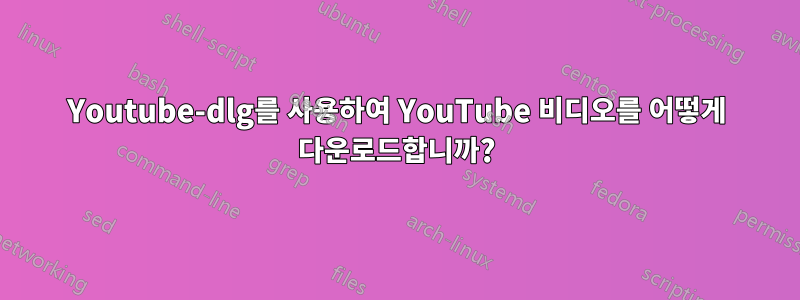 Youtube-dlg를 사용하여 YouTube 비디오를 어떻게 다운로드합니까?