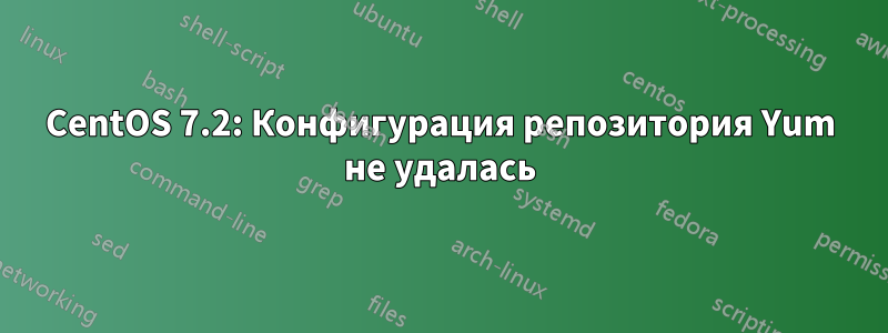 CentOS 7.2: Конфигурация репозитория Yum не удалась