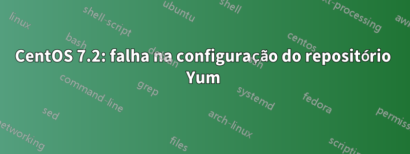 CentOS 7.2: falha na configuração do repositório Yum