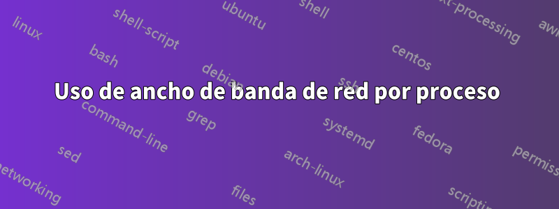 Uso de ancho de banda de red por proceso