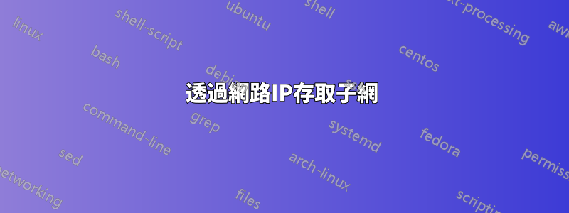 透過網路IP存取子網