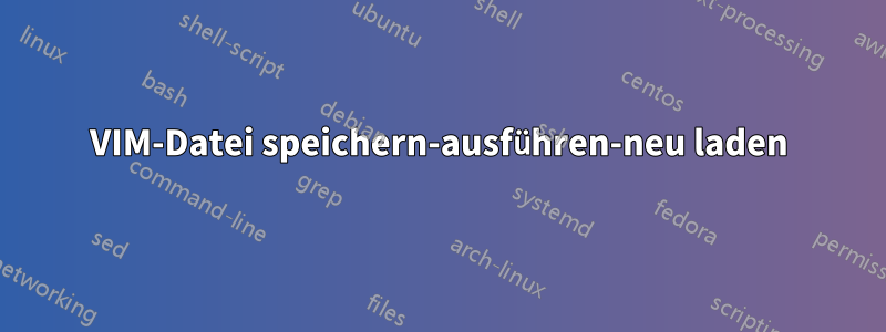 VIM-Datei speichern-ausführen-neu laden