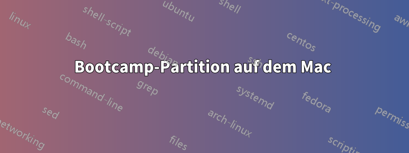 Bootcamp-Partition auf dem Mac