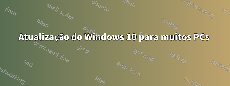 Atualização do Windows 10 para muitos PCs