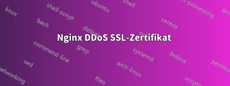 Nginx DDoS SSL-Zertifikat