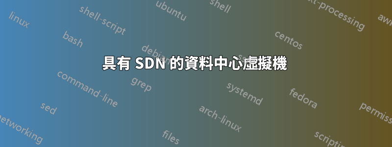 具有 SDN 的資料中心虛擬機