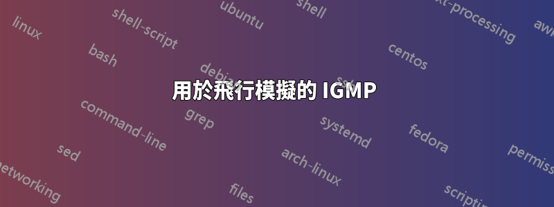 用於飛行模擬的 IGMP