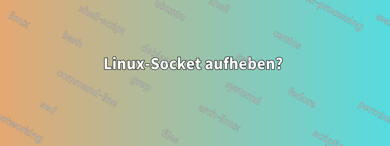 Linux-Socket aufheben?