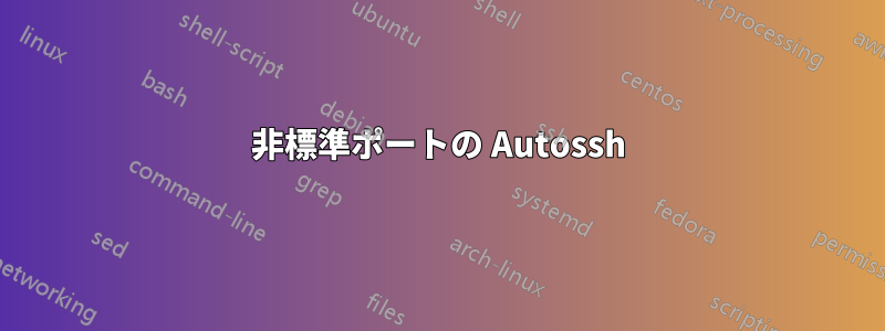 非標準ポートの Autossh