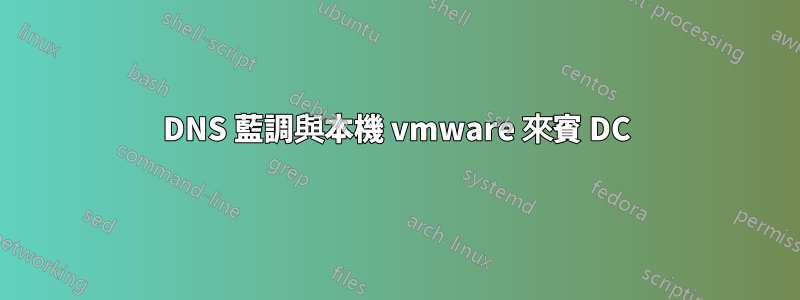 DNS 藍調與本機 vmware 來賓 DC