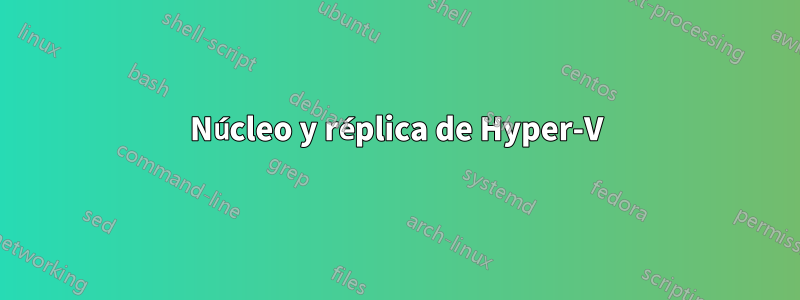 Núcleo y réplica de Hyper-V