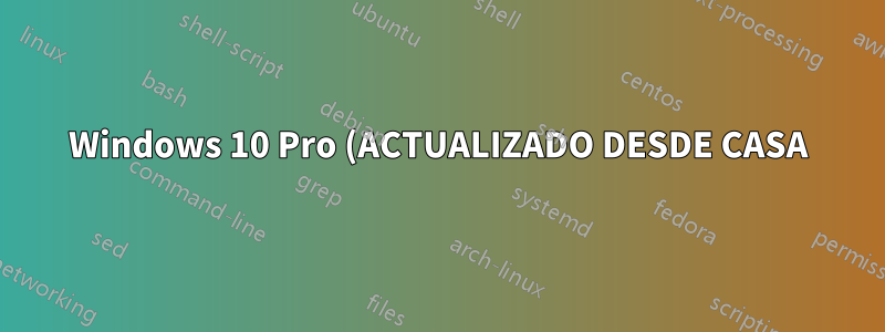 Windows 10 Pro (ACTUALIZADO DESDE CASA) no puede unirse al dominio solo en la Actualización de aniversario 1607