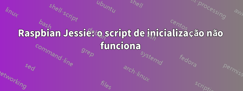 Raspbian Jessie: o script de inicialização não funciona