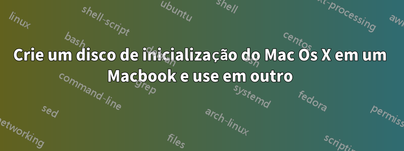 Crie um disco de inicialização do Mac Os X em um Macbook e use em outro