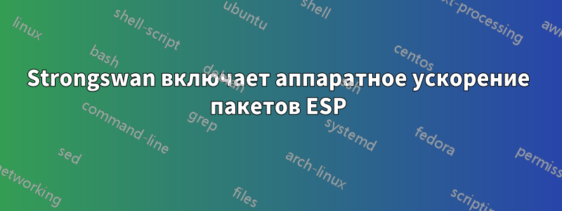 Strongswan включает аппаратное ускорение пакетов ESP