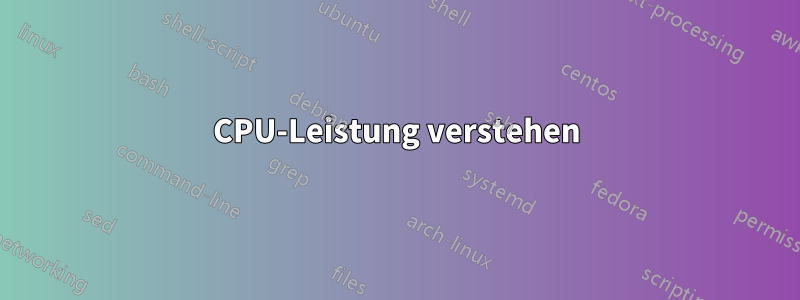 CPU-Leistung verstehen