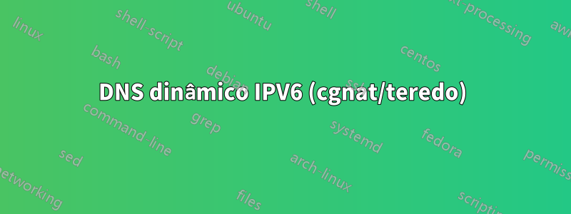 DNS dinâmico IPV6 (cgnat/teredo)