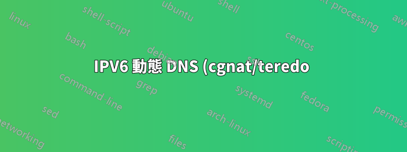 IPV6 動態 DNS (cgnat/teredo)