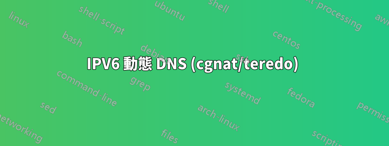 IPV6 動態 DNS (cgnat/teredo)