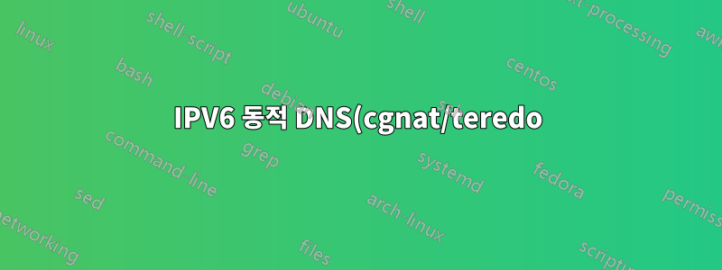 IPV6 동적 DNS(cgnat/teredo)