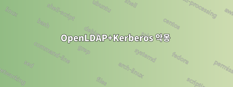 OpenLDAP+Kerberos 악몽