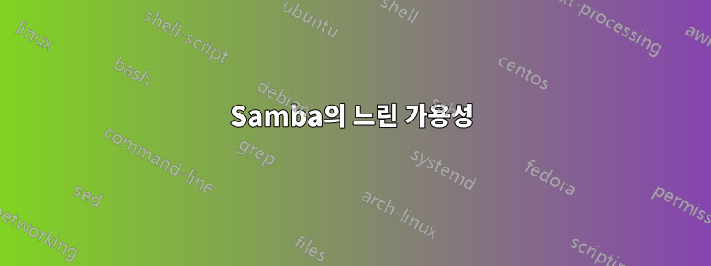 Samba의 느린 가용성